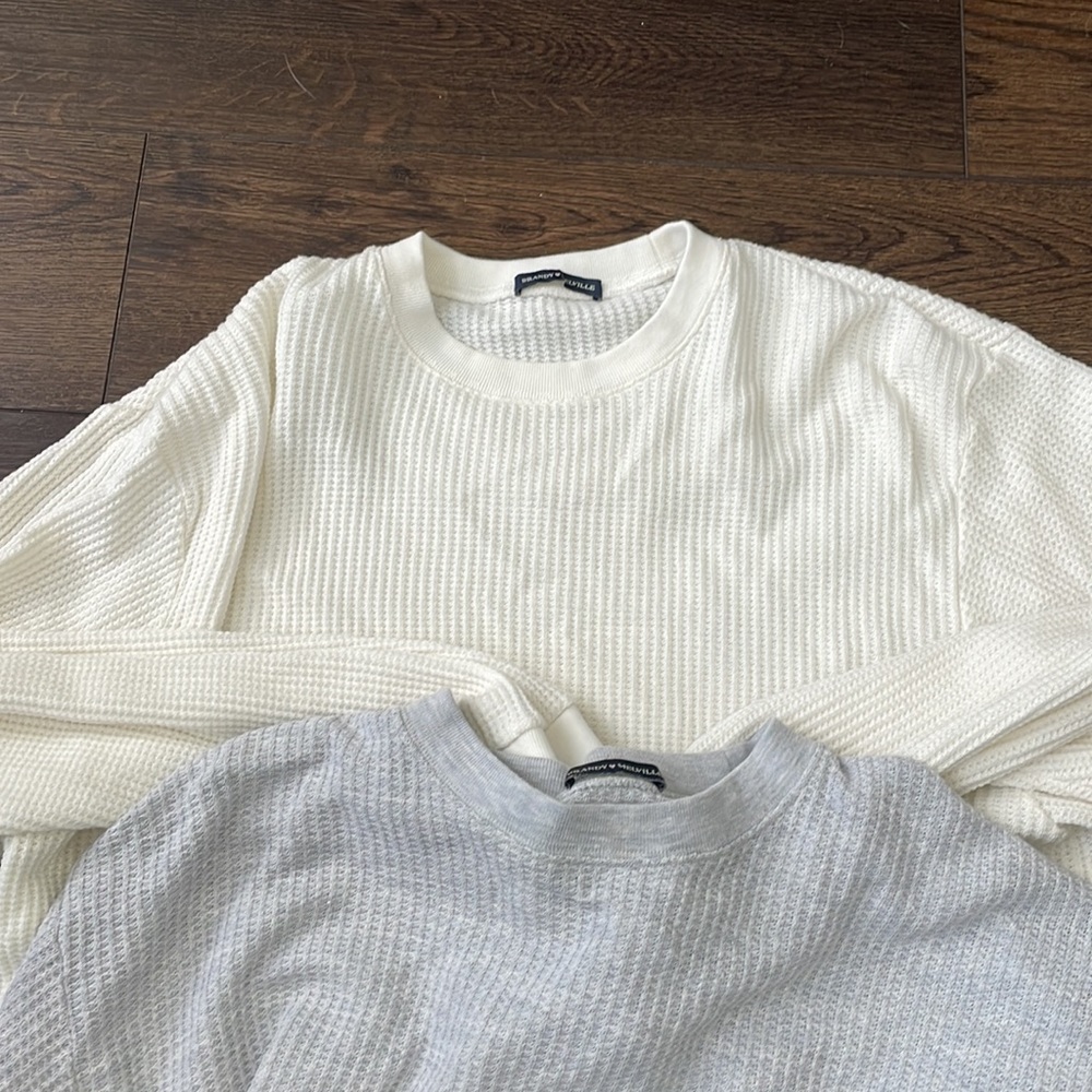 Three Cropped Brandy Henley Bundle - image 4